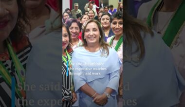 Peru police raid President Dina Boluarte's home looking for Rolex watches | DW Shorts