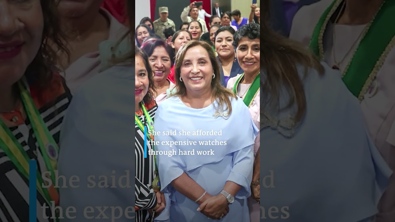 Peru police raid President Dina Boluarte's home looking for Rolex watches | DW Shorts
