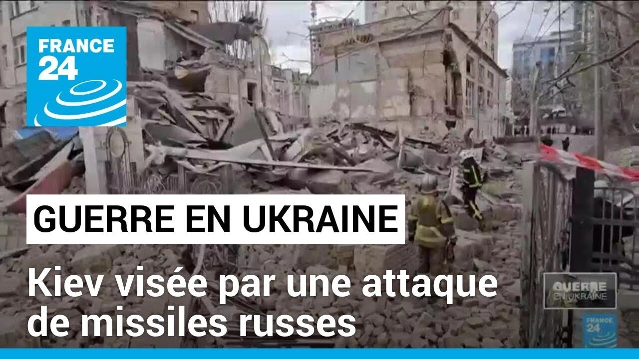 Guerre en Ukraine : Kiev visée par une attaque de missiles russes • FRANCE 24