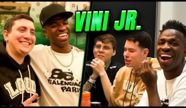 ICYMI: Vinicius recently became co-owner of Brazilian E-Sports organization Loud and welcomed their Valorant team to his house when they were in Madrid for Valorant Masters. (From Loud's YouTube – Portuguese with English captions)