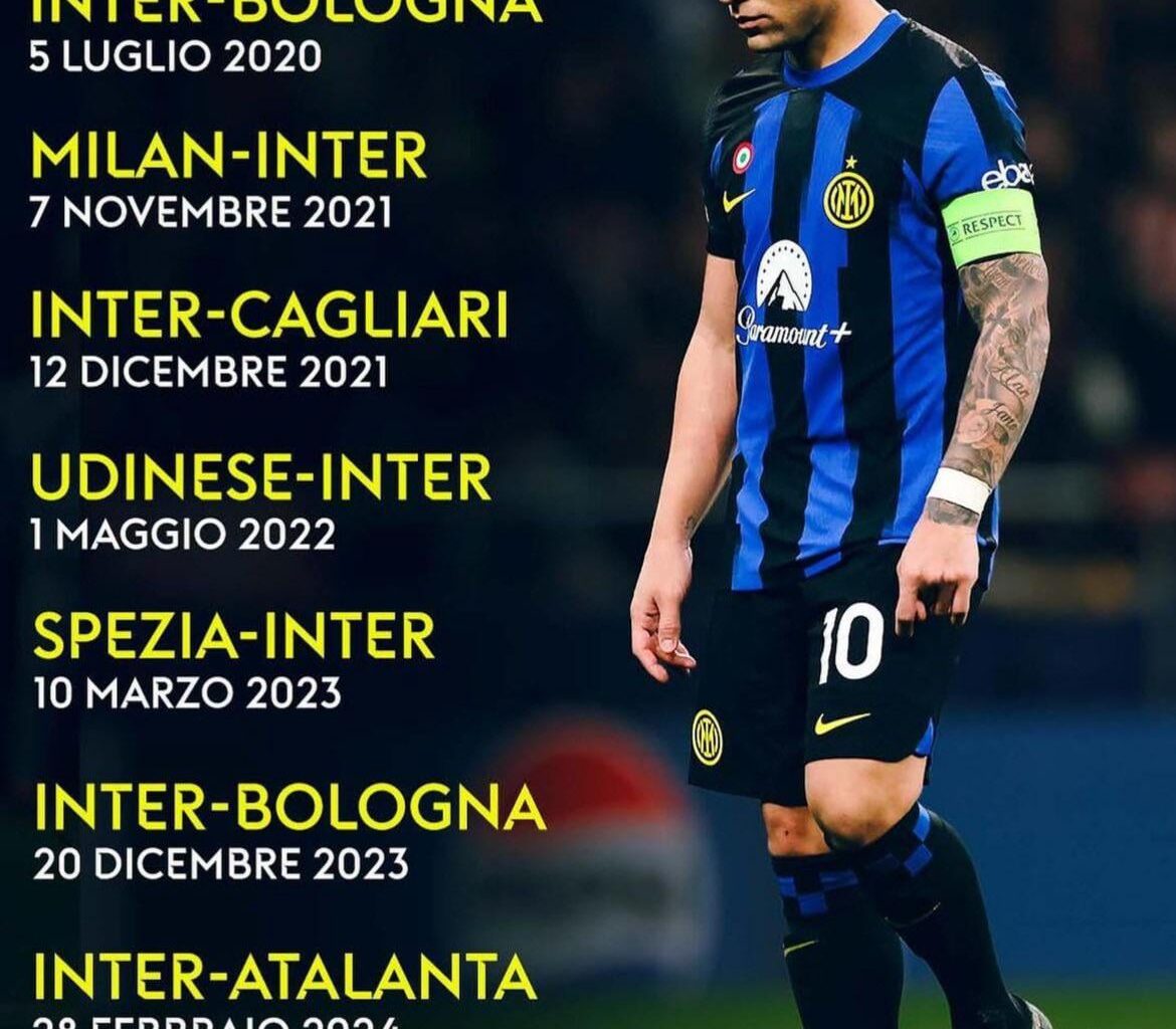 [Sky Sport] Lautaro Martinez and his terrible feeling with penalties: the Argentine striker, in the Nerazzurri shirt, has a success rate of 61% from the penalty spot.