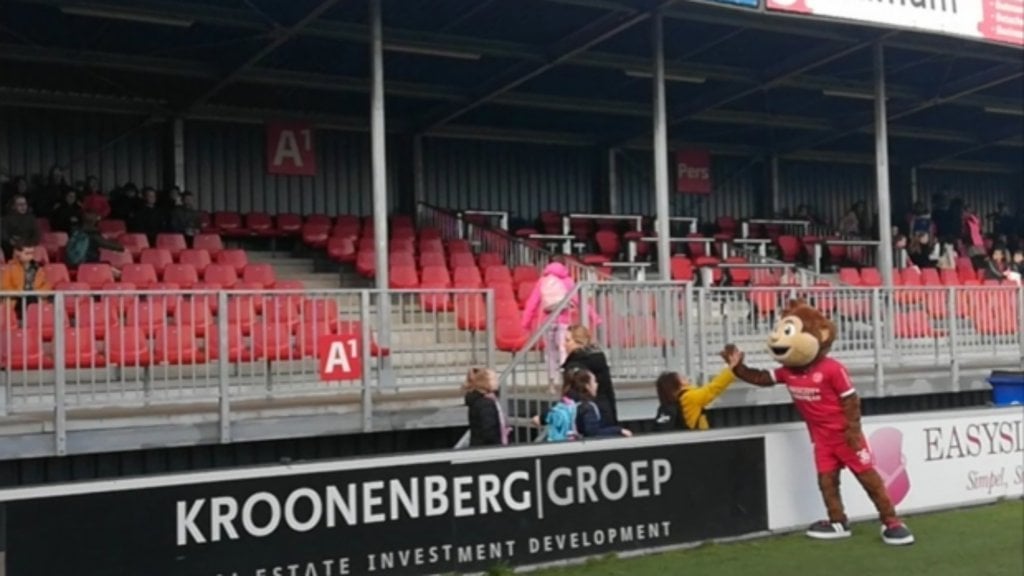 Almere City FC has submitted an application to the municipality for a larger stadium.