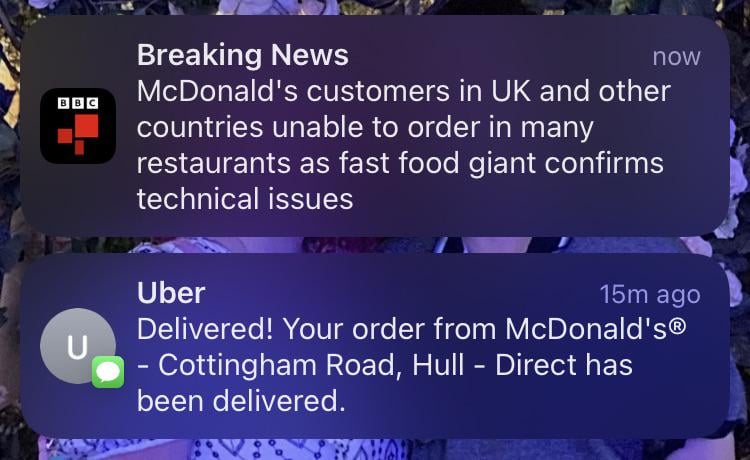 Just in time!