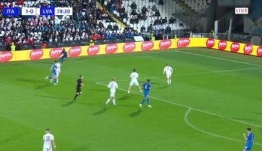 Italy U21 2-0 Latvia U21 - Giovanni Fabbian 79'