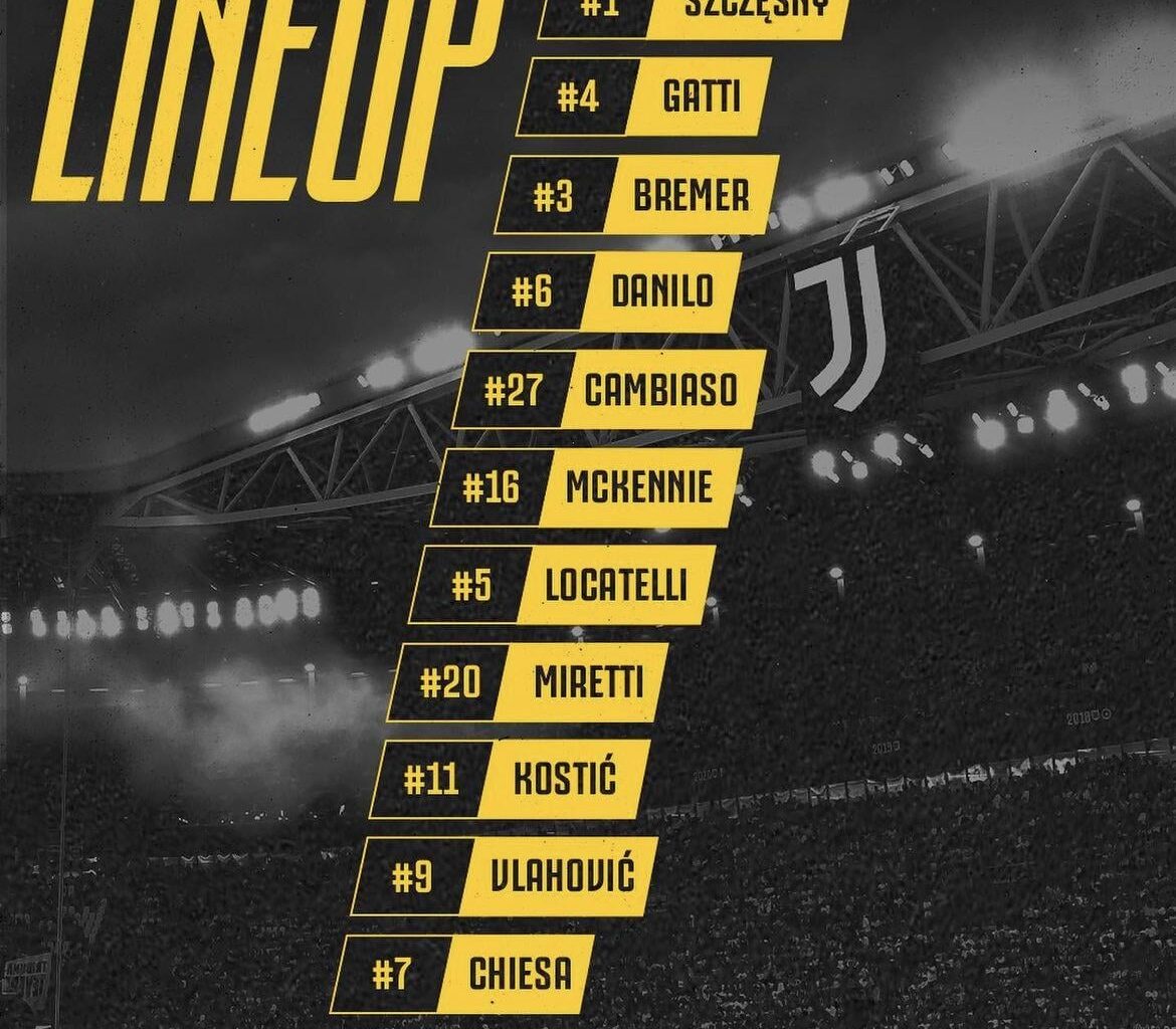 Starting 11 v. Genoa