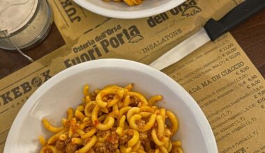 bolognese pasta in bologna