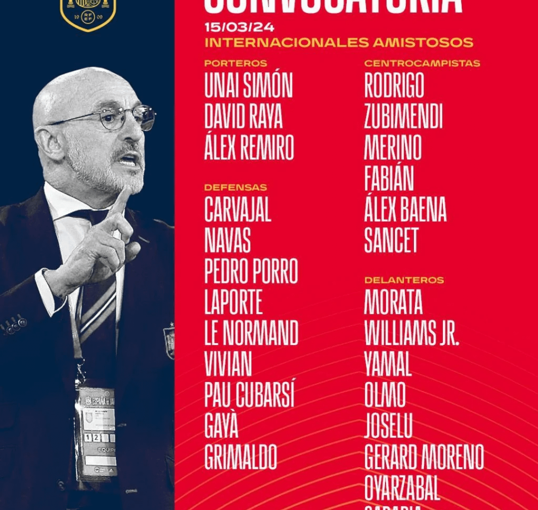 Carvajal and Joselu called with Spain for the upcoming friendly games against Colombia and Brazil