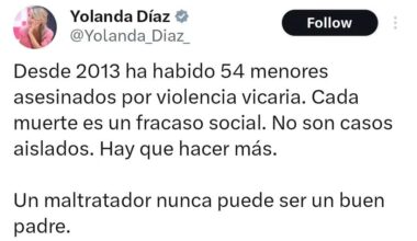 Polémica en el Día del Padre: Yolanda Díaz y su mensaje