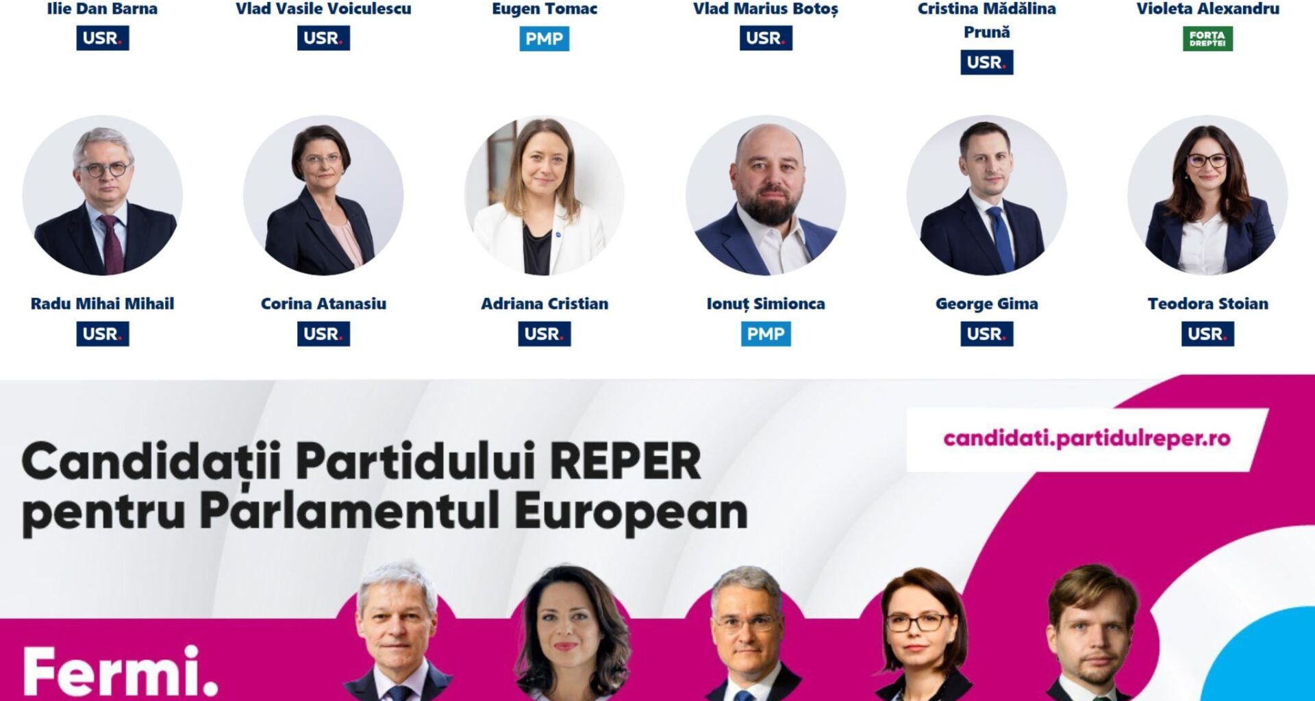Am pus aici candidații la europarlamentare de la Dreapta Unită și pe cei de la REPER. Voi pe cine ați alege și de ce? 🤔