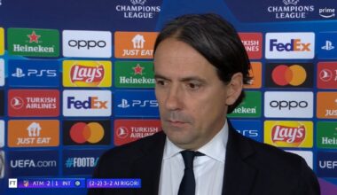 [Mari] Simone Inzaghi: “There is disappointment for the Inter family. But the boys must be proud of their UCL run. We made a mistake in the 2nd half, in extra time we had the game in hands. Tomorrow I will speak again with the boys. We should have been better after Dimarco’s goal.”