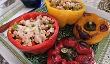 Meat stuffer peppers