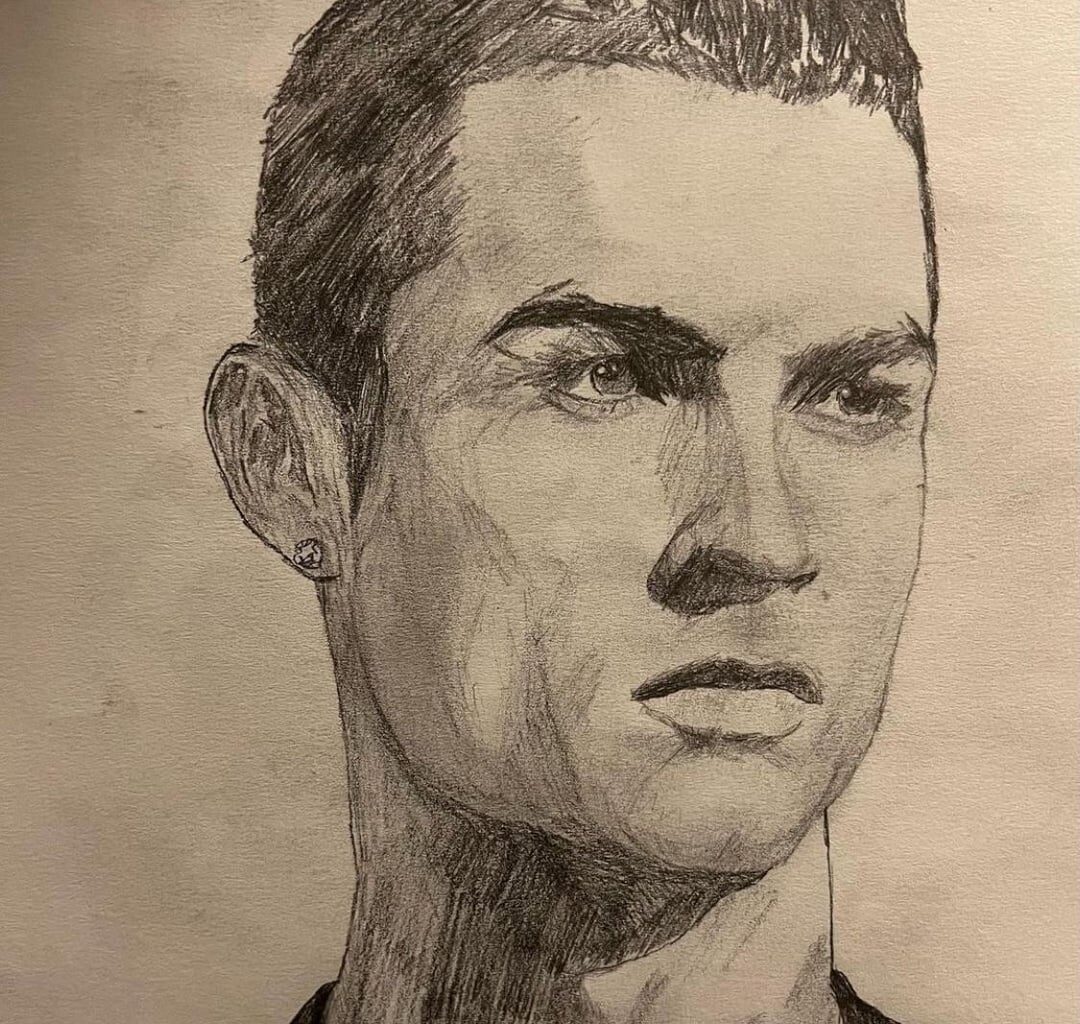 Cristiano Ronaldo sketch. Plus another older sketch