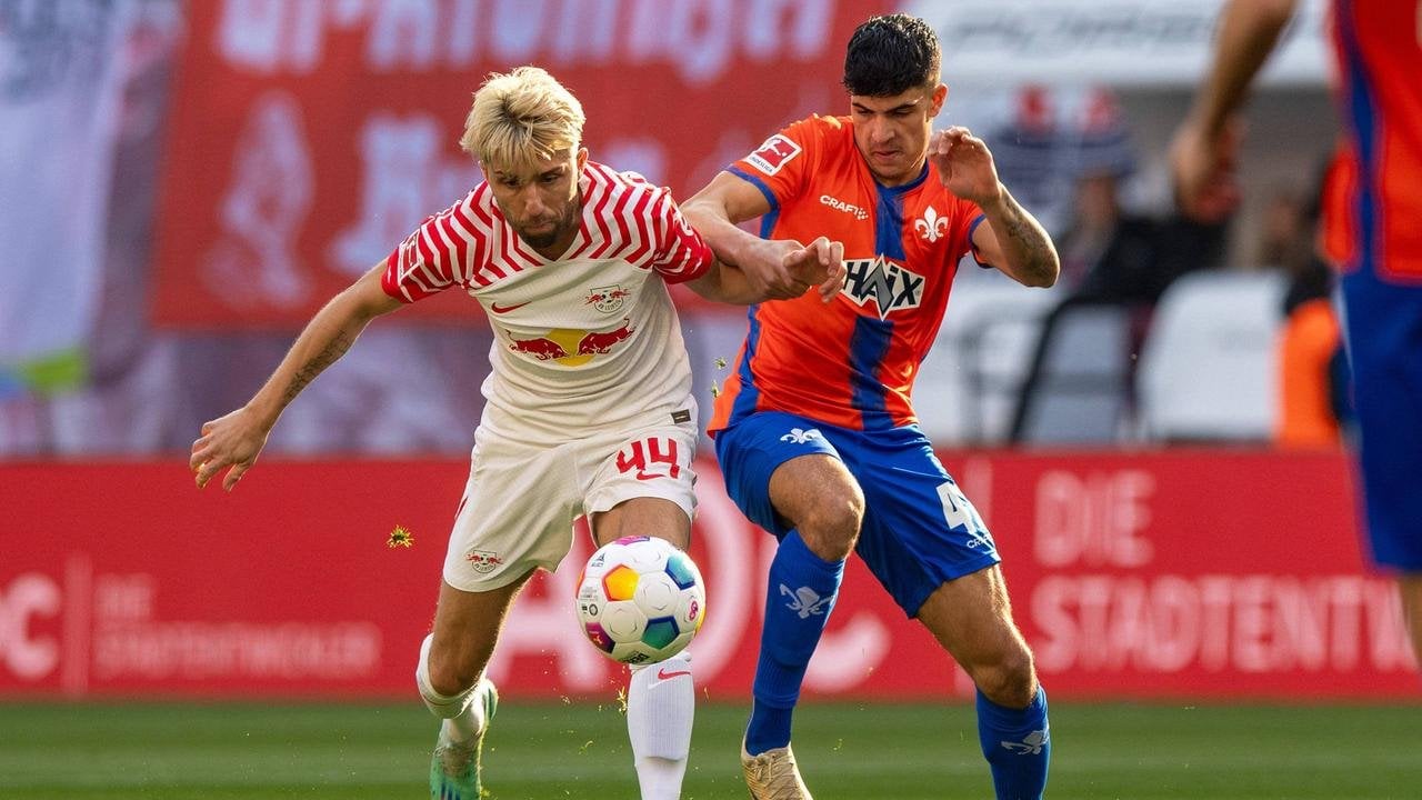 2:0 gegen Darmstadt 98: Leipzig macht glanzlos Druck auf Platz vier