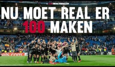 On this day, 5 years ago, Ajax beat Real Madrid in the Santiago Bernabéu with 1-4