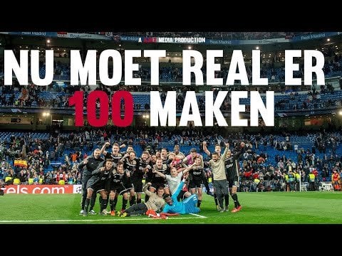 On this day, 5 years ago, Ajax beat Real Madrid in the Santiago Bernabéu with 1-4
