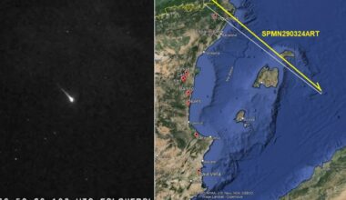 Alemania confirma que el bólido que sobrevoló el este de España era un satélite de Elon Musk