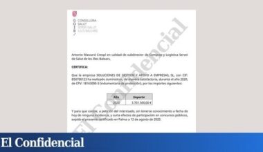 Armengol avaló a la trama ante Sanidad cuando ya sabía que sus mascarillas eran defectuosas