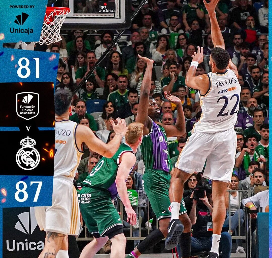 [Basket] Very important win against Unicaja (2nd in league) 81-87 to increase our advantage to 2 wins (22 vs 20)