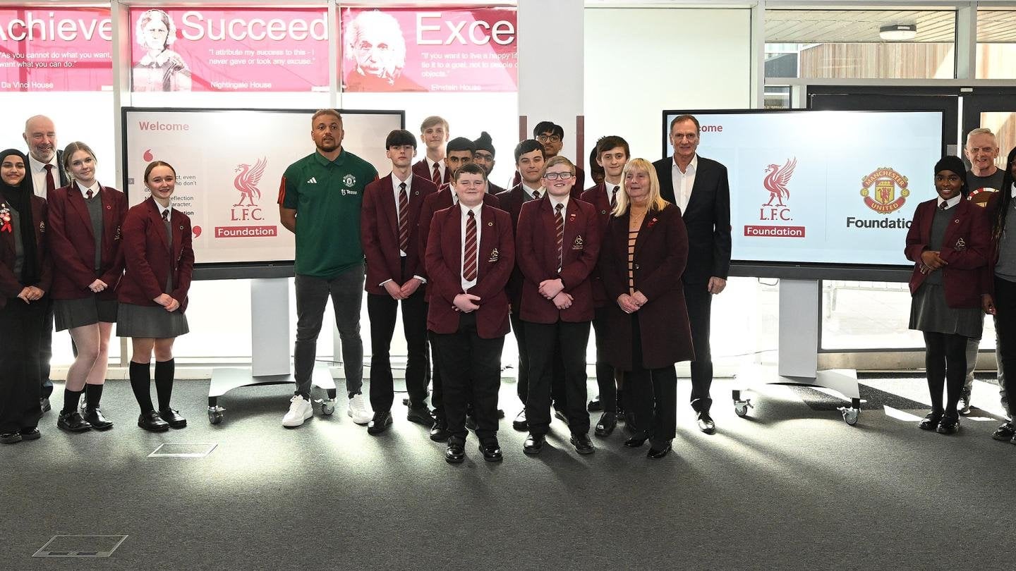 Liverpool FC and Manchester United Foundations join forces to educate on tragedy chanting