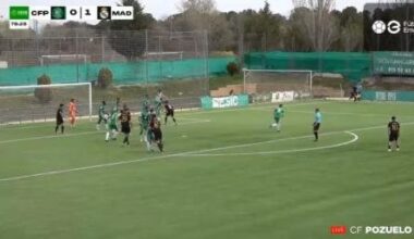Pozuelo 0 - [2] Real Madrid C | Chema Andrés 79'
