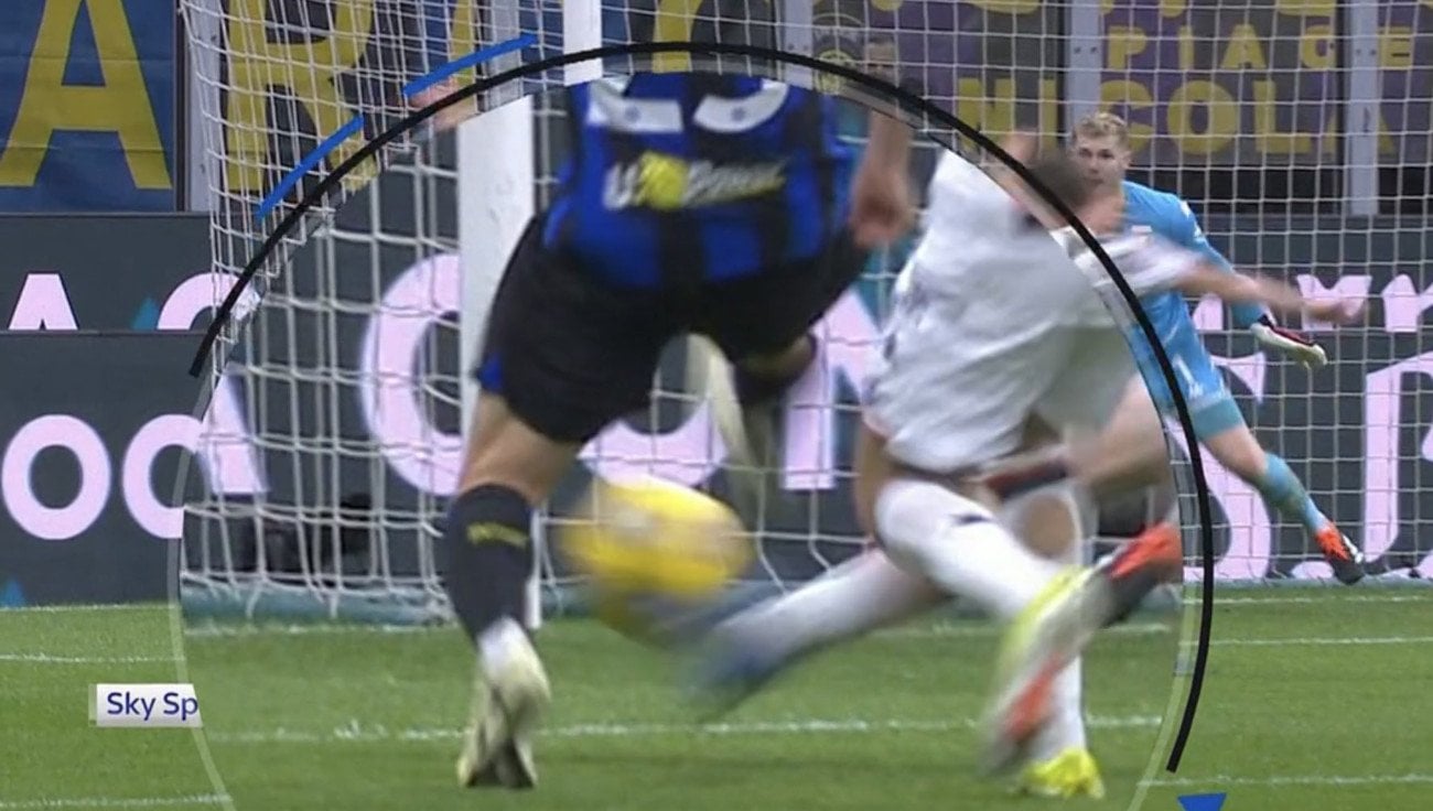 [Football Italia] The Italian Referees’ Association confirms the Inter penalty won by Nicolo Barella to beat Genoa was ‘an error’ from referee Giovanni Ayroldi, who rejected the advice of his VAR.