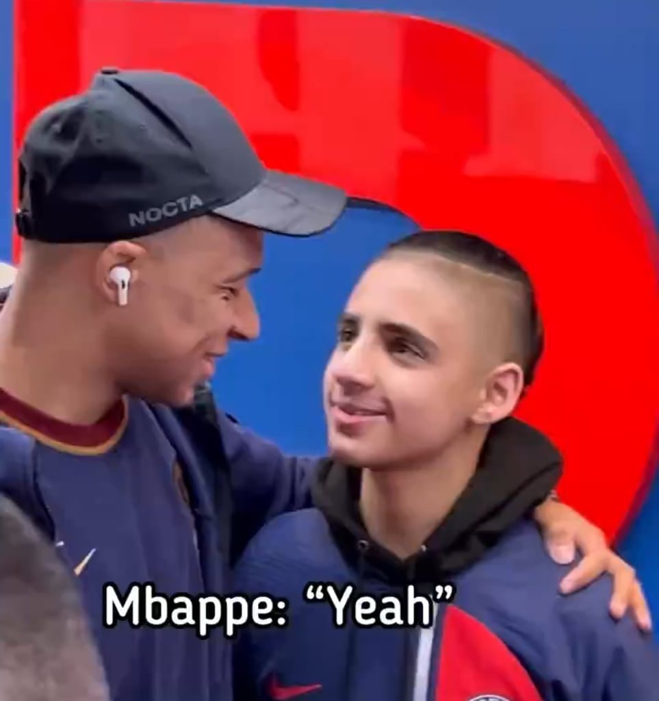 Real Madrid summer transfer target Kylian Mbappe when asked to join Arsenal.