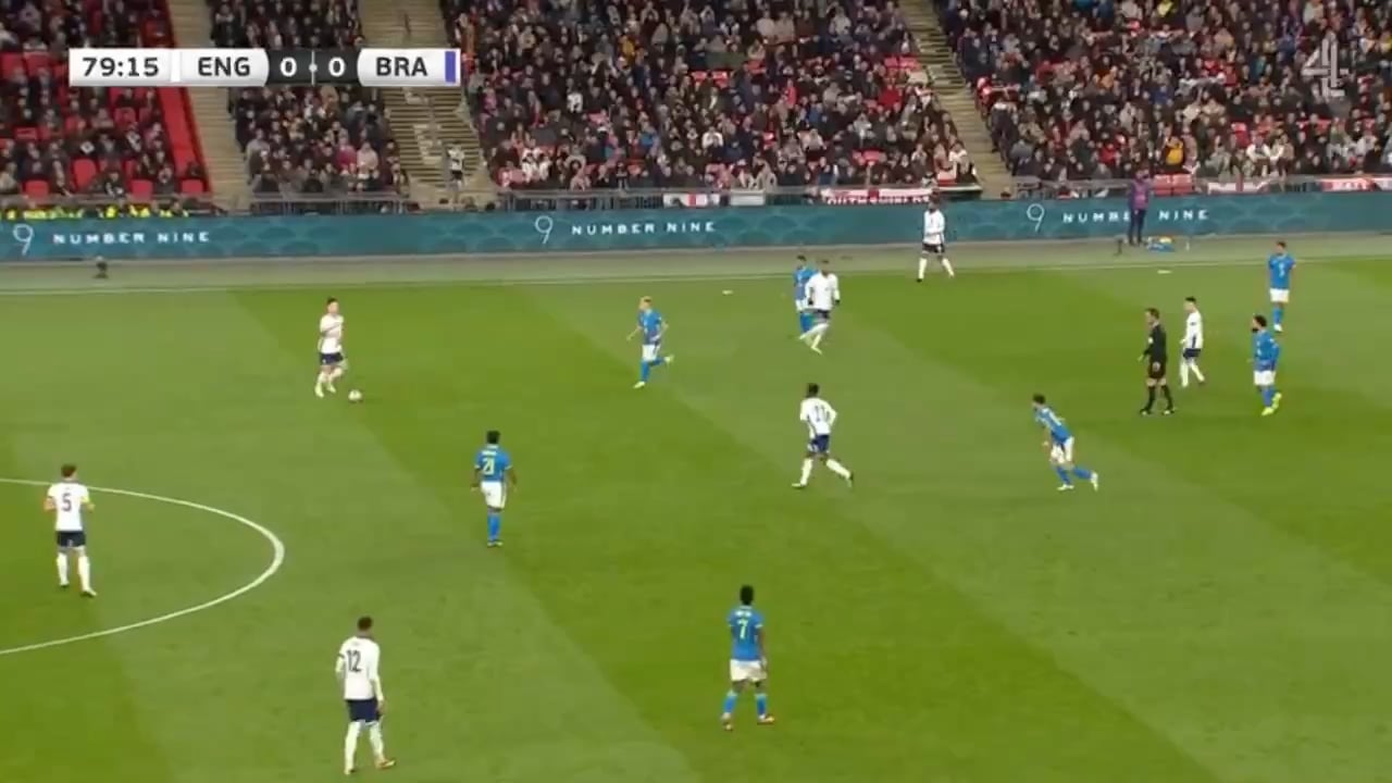 Endrick with his first international goal for Brazil!