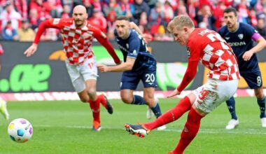 Sieg gegen Bochum: Doppelpacker Burkardt schießt Mainz auf den Relegationsplatz