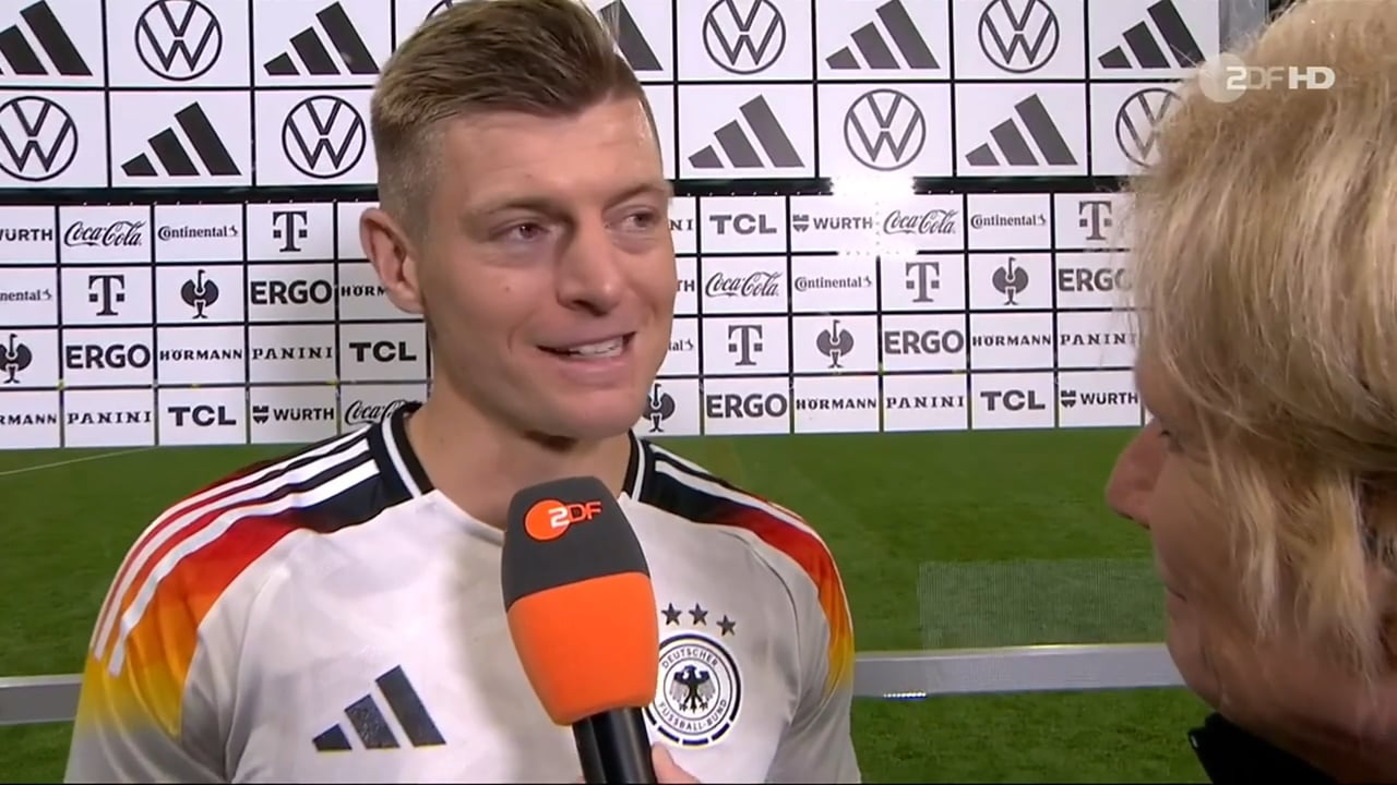 Toni Kroos on whether Florian Wirtz's goal in 7 seconds against France was planned: "Well, the set piece coaches had enough time. Around 4 months to think it all up. So yes, you could say it was actually planned.”