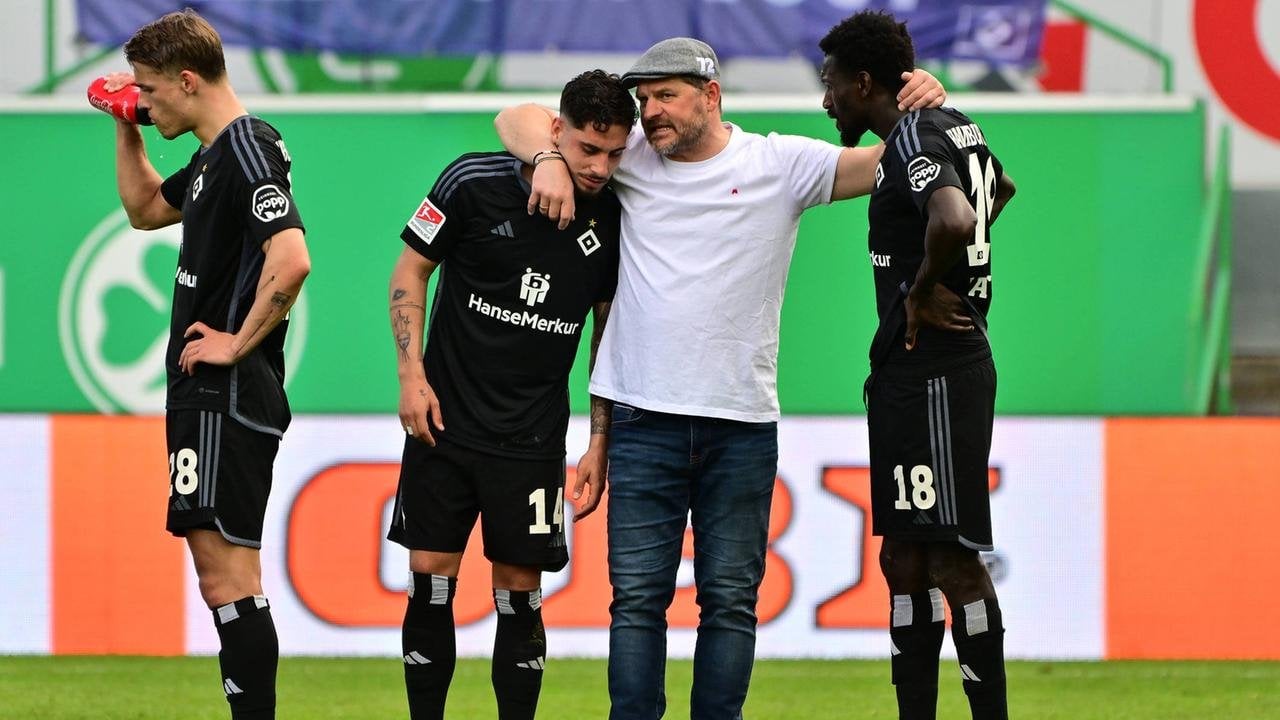 Remis in Fürth: HSV verpasst Rückkehr auf Relegationsplatz