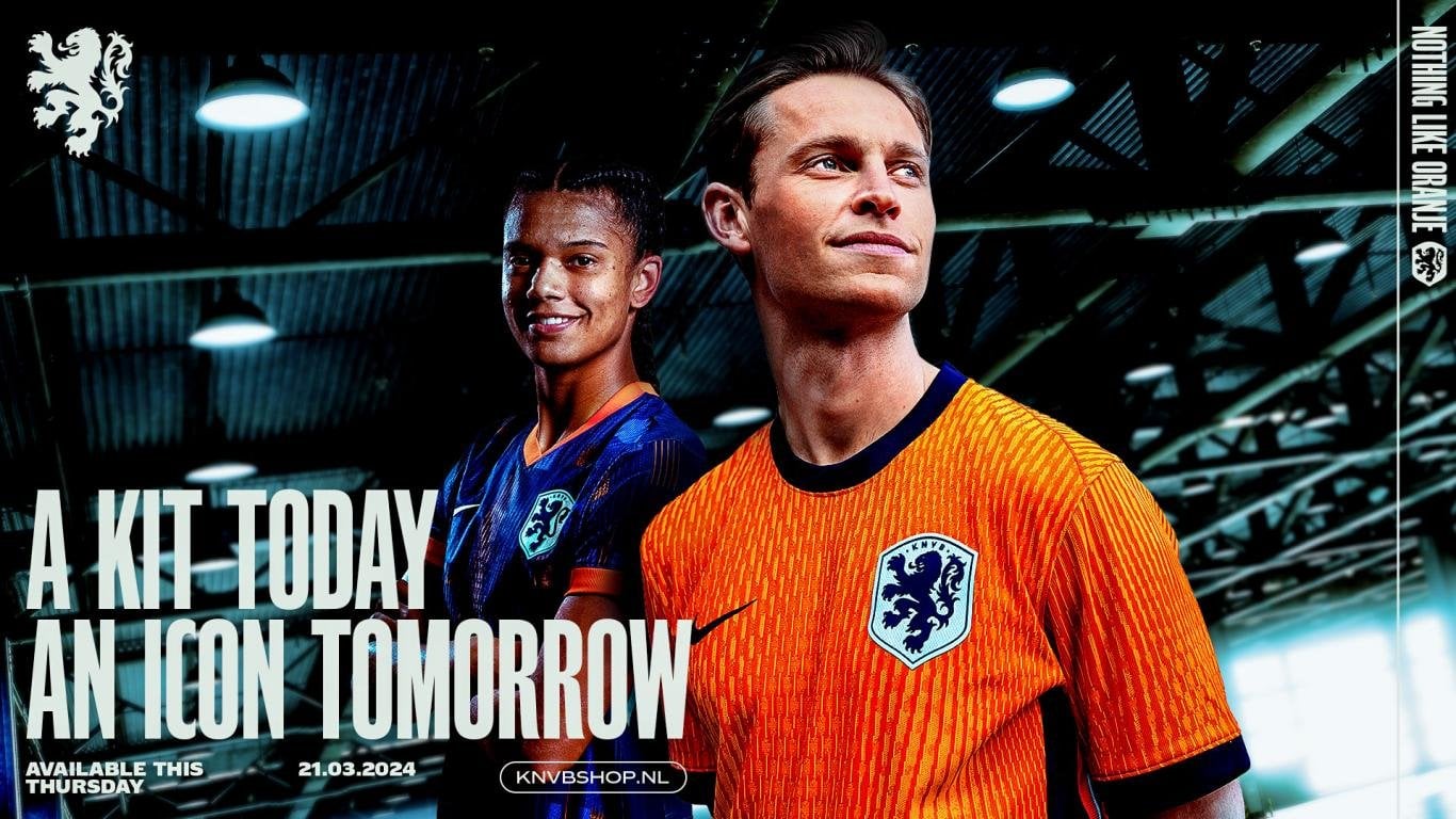 Oranje launch new kit for euro 2024