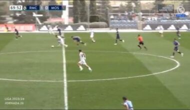 Real Madrid C [2] - 0 Móstoles URJC | Esteban Aparicio great volley and Zuñiga great assist 70'