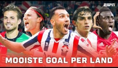 Greatest goals in the Eredivisie since 2000 per country