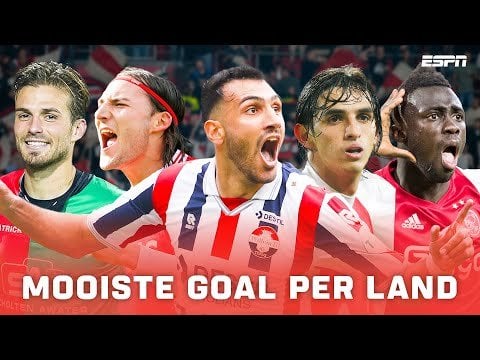 Greatest goals in the Eredivisie since 2000 per country