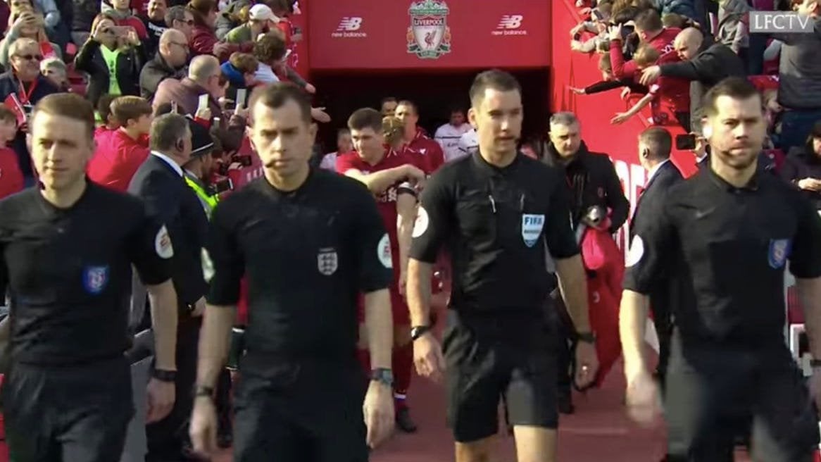 Prefacing the City-Arsenal clash on the weekend, why is Jared Gillet (a diehard Liverpool fan) being allowed to be on VAR for either of these teams?