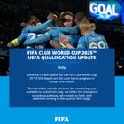Juventus will qualify for the FIFA Club World Cup 25 if napoli and Lazio fail to progress in Europe this month.
