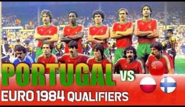 Portugal Euro 1984 Qualificação Todos os Jogos Destaques | Estrada para a França