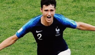 [FIFA World Cup on Instagram]: "Put it in the Louvre. ↪️ Swipe for every angle of *that* Benjamin Pavard goal!"