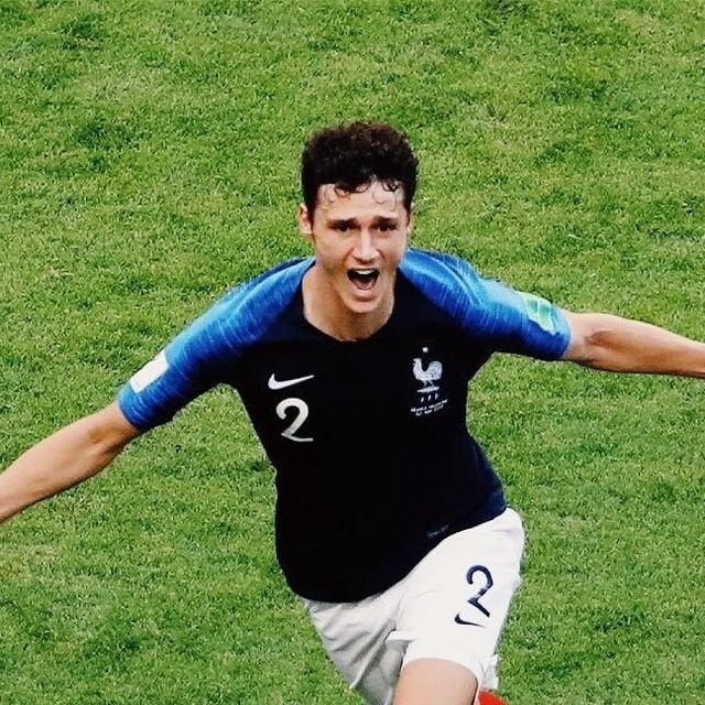 [FIFA World Cup on Instagram]: "Put it in the Louvre. ↪️ Swipe for every angle of *that* Benjamin Pavard goal!"