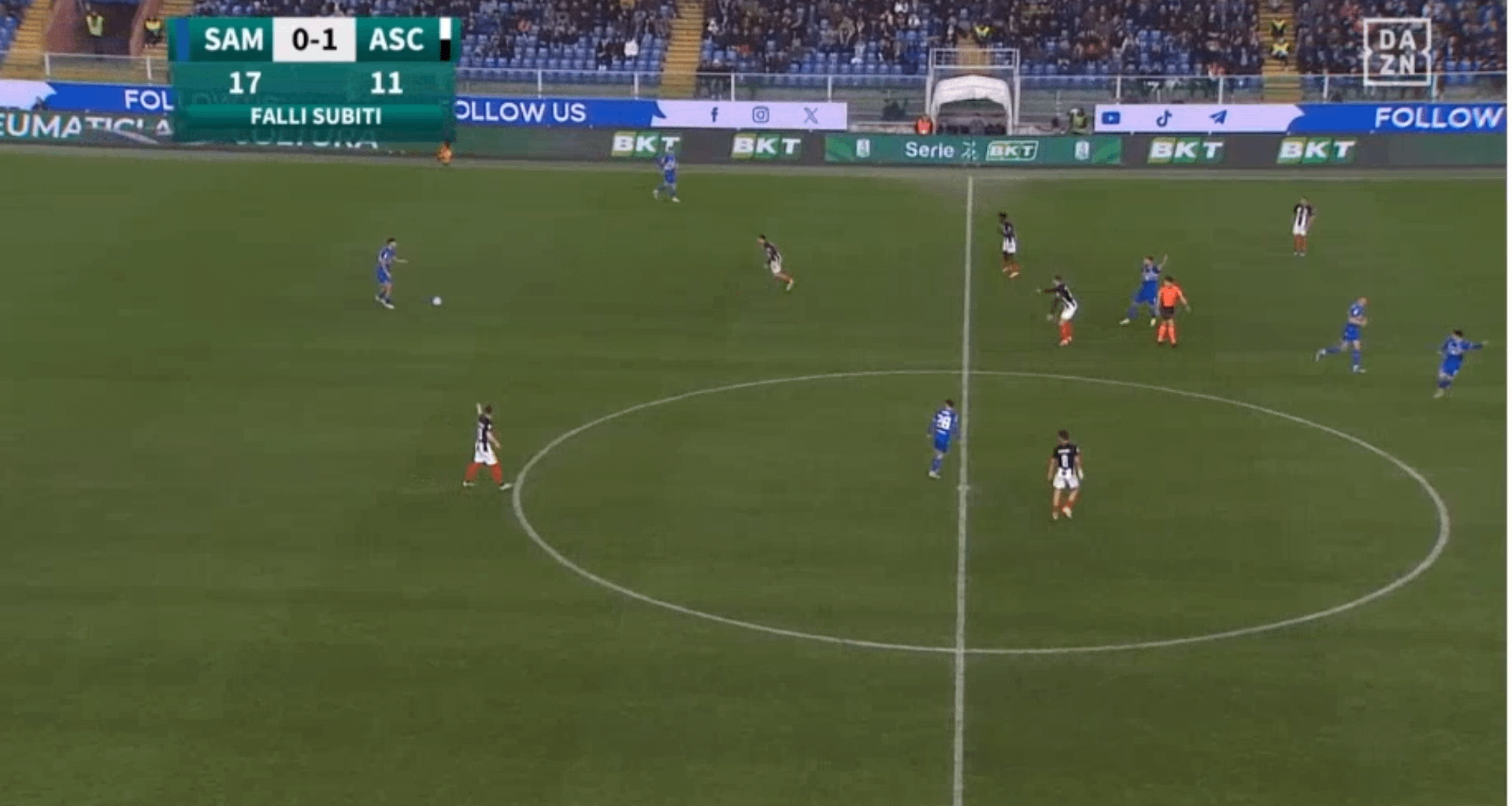 [Loan Watch] Serie B: Sampdoria [1]-1 Ascoli - Pajtim Kasami 77' (Sebastiano Esposito Assist)