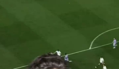 Video from the stands where you can cleary hear referee blows his whistle after Brahim crosses the ball