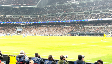 Lifelong fan, first time at the Bernabéu and I get to see Vini score a goal up close v RB Leipzig. Qué golazo!