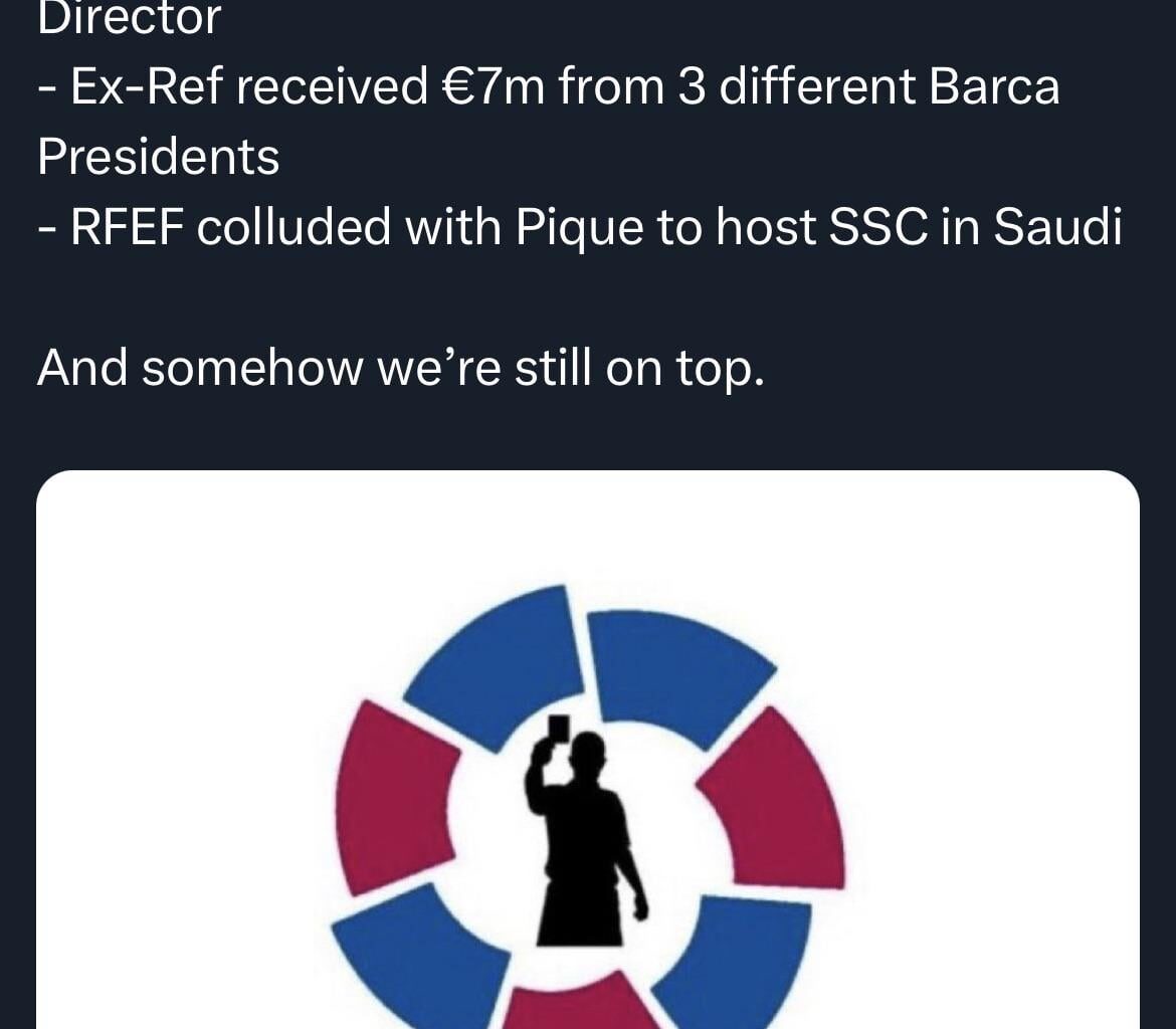 It’s not football, it’s La Liga.
