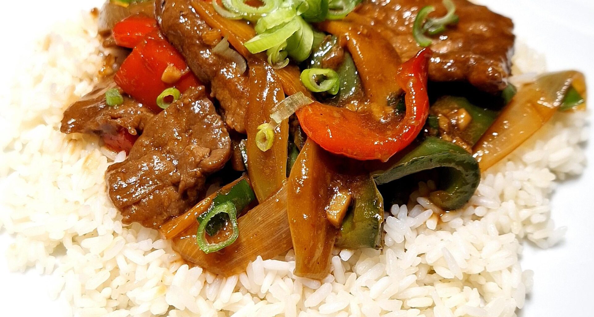 Sauté de bœuf aux poivrons