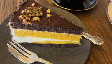 Orange and Chocolate cake in Helsinki