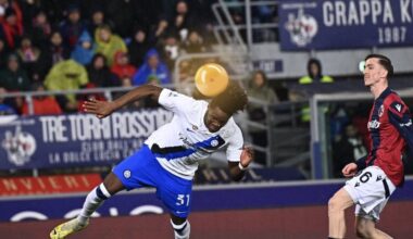 [Inter Xtra] Yann Aurel Bisseck vs. Bologna: 90 minutes, 1 goal, 49 touches, 0 times dispossessed, 2/3 tackles won, 4 clearances, 5 recoveries, 9 defensive actions, 3/3 aerial duels won, 6/8 total duels won. Bisseckenbauer!