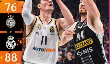 [Basket] We break the record of most wins in the Regular Season of the Euroleague with 25 (and 3 games left to play) after beating Partizan 76-88 after a brilliant finish in the 3rd quarter (0-16)
