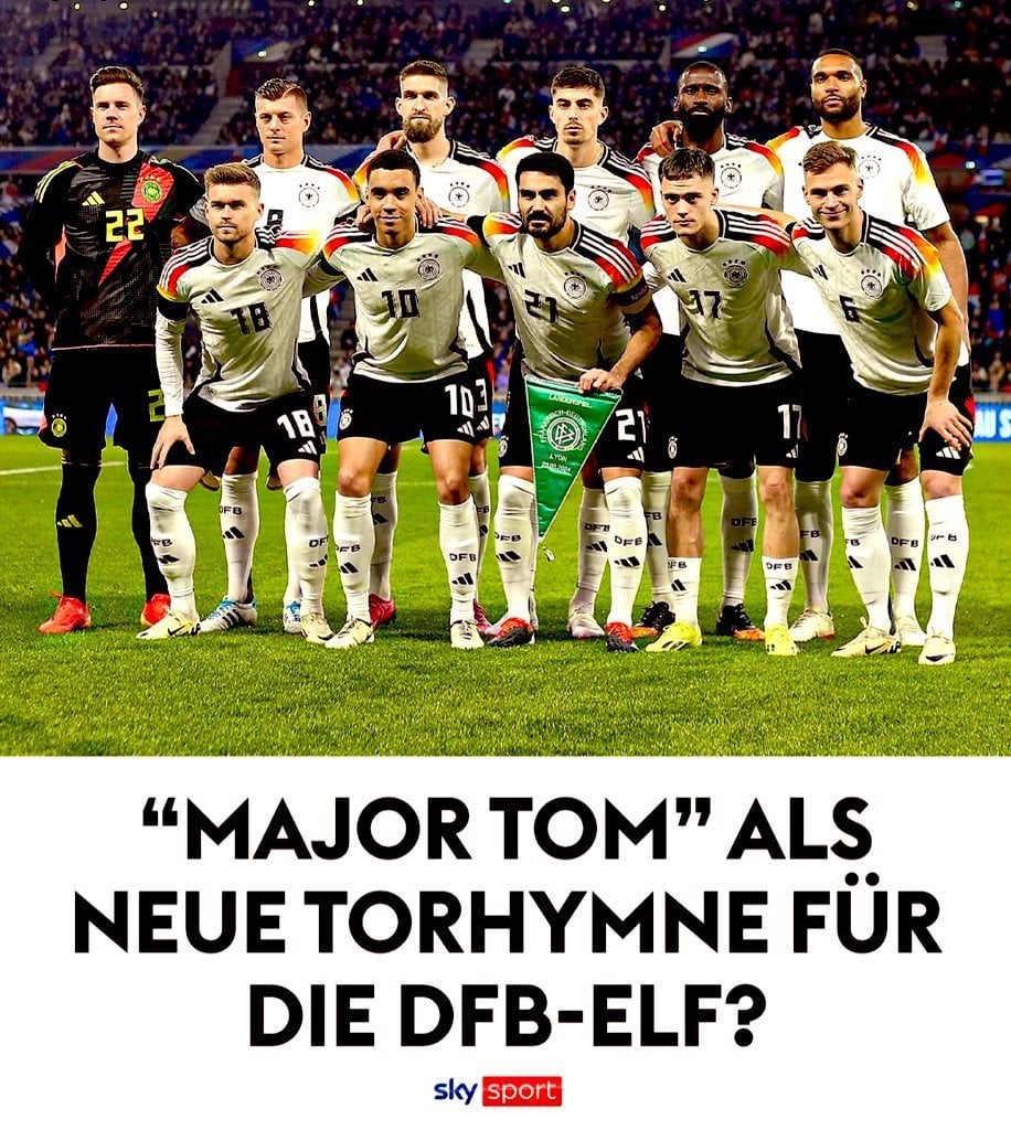 Sollte Deutschland heute in Frankfurt treffen, wird „Major Tom“ gespielt!