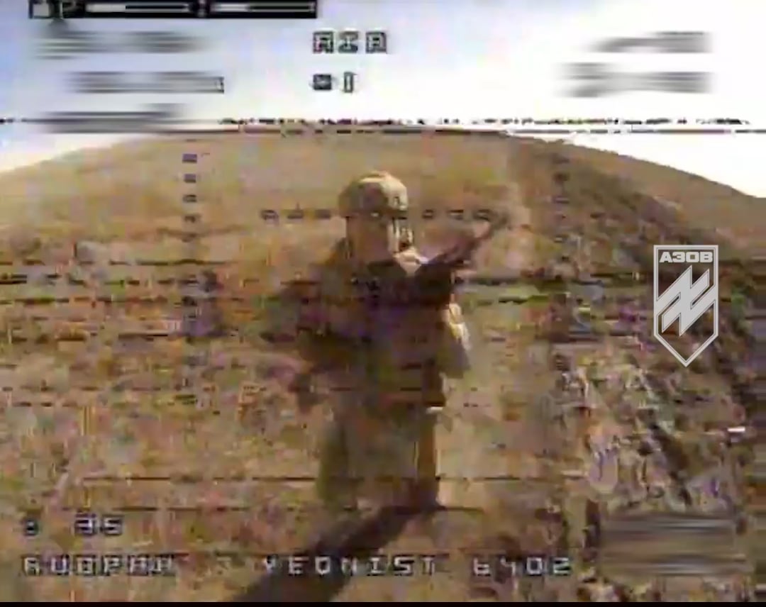 Compilation of skillful FPV drone hits against Russian infantry by 12th Special Forces Brigade near Terny