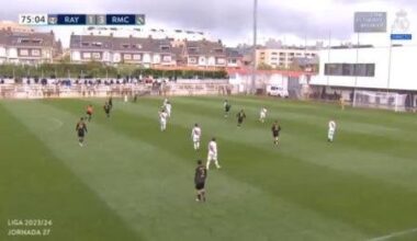Rayo Vallecano B 1 - [4] Real Madrid C | Esteban Aparicio 75' (Manu Serrano assist)
